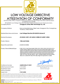 福鹿会F6耐高温电线CE证书