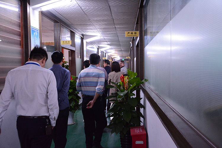 有关辅导参观福鹿会F6公司各部门