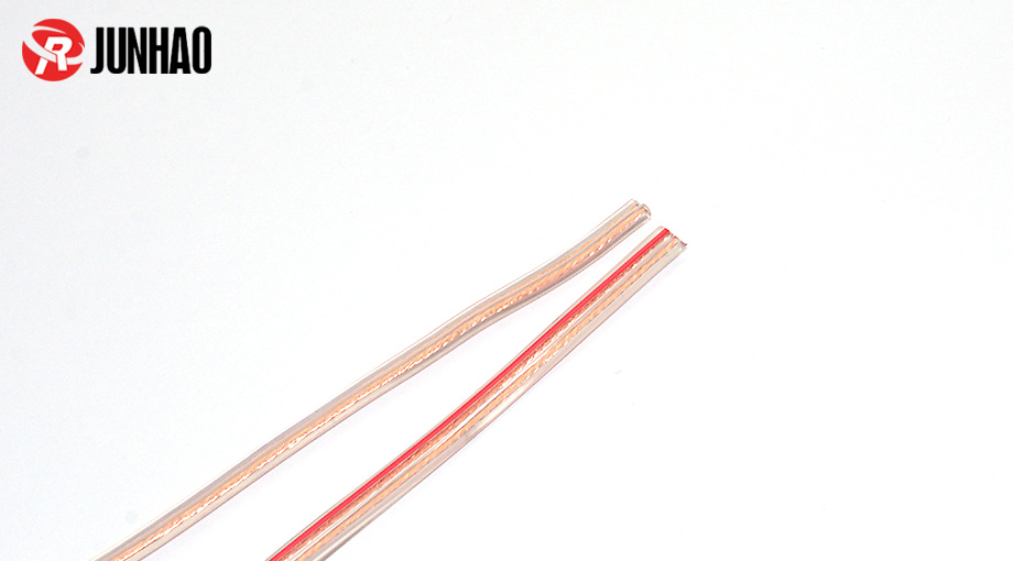 transparent double core flat wire 