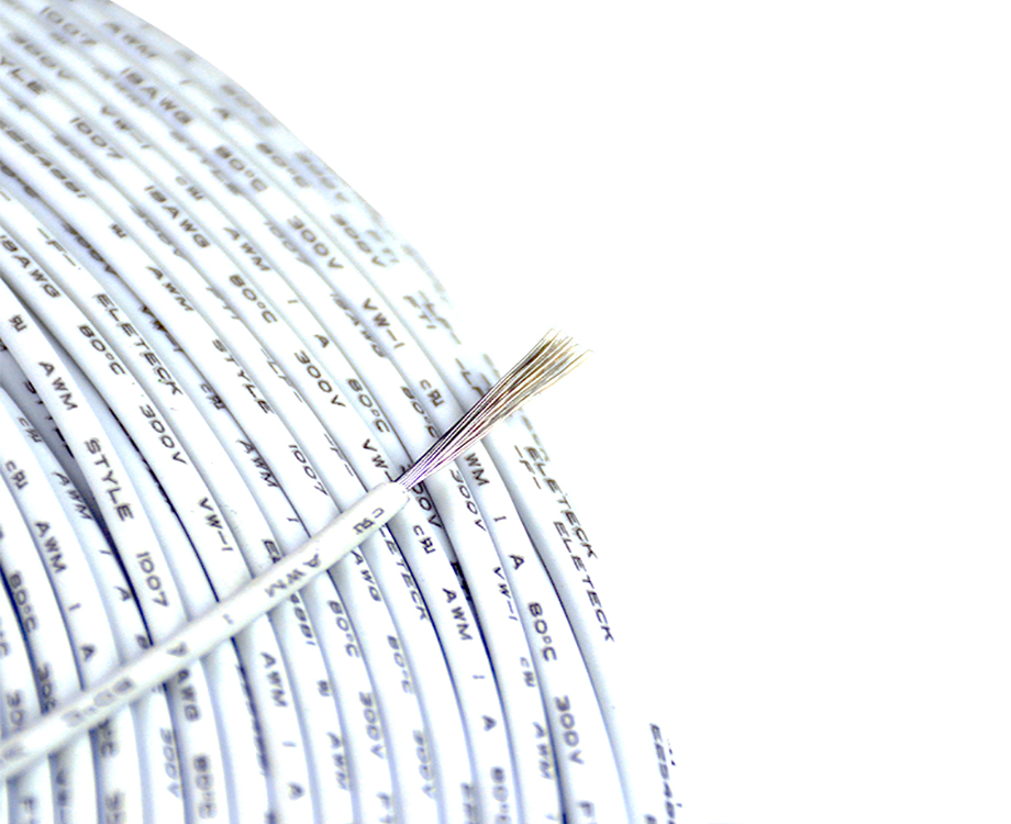 Flexible Tinned Copper Strand Wire ul1007 18 awg PVC Insulated Cable 300V 2.1mm for Led Light 1